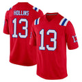 Kooe NE.Patriots #13 Mack Hollins Player Red Home Game Stitched Jerseys
