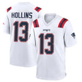 Kooe NE.Patriots #13 Mack Hollins Player White Home Game Stitched Jerseys