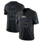 Kooe NE.Patriots #25 Marcus Jones Player Black Impact LImited Home Game Stitched Jerseys