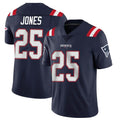 Kooe NE.Patriots #25 Marcus Jones Player Navy Vapor Untouchable Home Game Stitched Jerseys