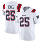 Kooe NE.Patriots #25 Marcus Jones Player White Limited Vapor F.U.S.E. Home Game Stitched Jerseys