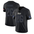 Kooe NE.Patriots #26 Hassan Haskins Player Black Impact LImited Home Game Stitched Jerseys
