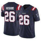 Kooe NE.Patriots #26 Hassan Haskins Player Navy Limited Vapor F.U.S.E. Home Game Stitched Jerseys
