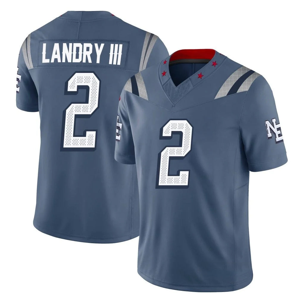 Kooe NE.Patriots #2 Harold Landry III Player Blue Limited Rivalries Collection Home Game Stitched Jerseys