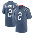 Kooe NE.Patriots #2 Harold Landry III Player Blue Rivalries Collection Home Game Stitched Jerseys