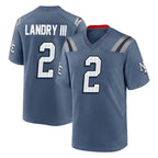 Kooe NE.Patriots #2 Harold Landry III Player Blue Rivalries Collection Home Game Stitched Jerseys
