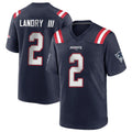 Kooe NE.Patriots #2 Harold Landry III Player Navy Home Game Stitched Jerseys