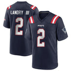 Kooe NE.Patriots #2 Harold Landry III Player Navy Home Game Stitched Jerseys