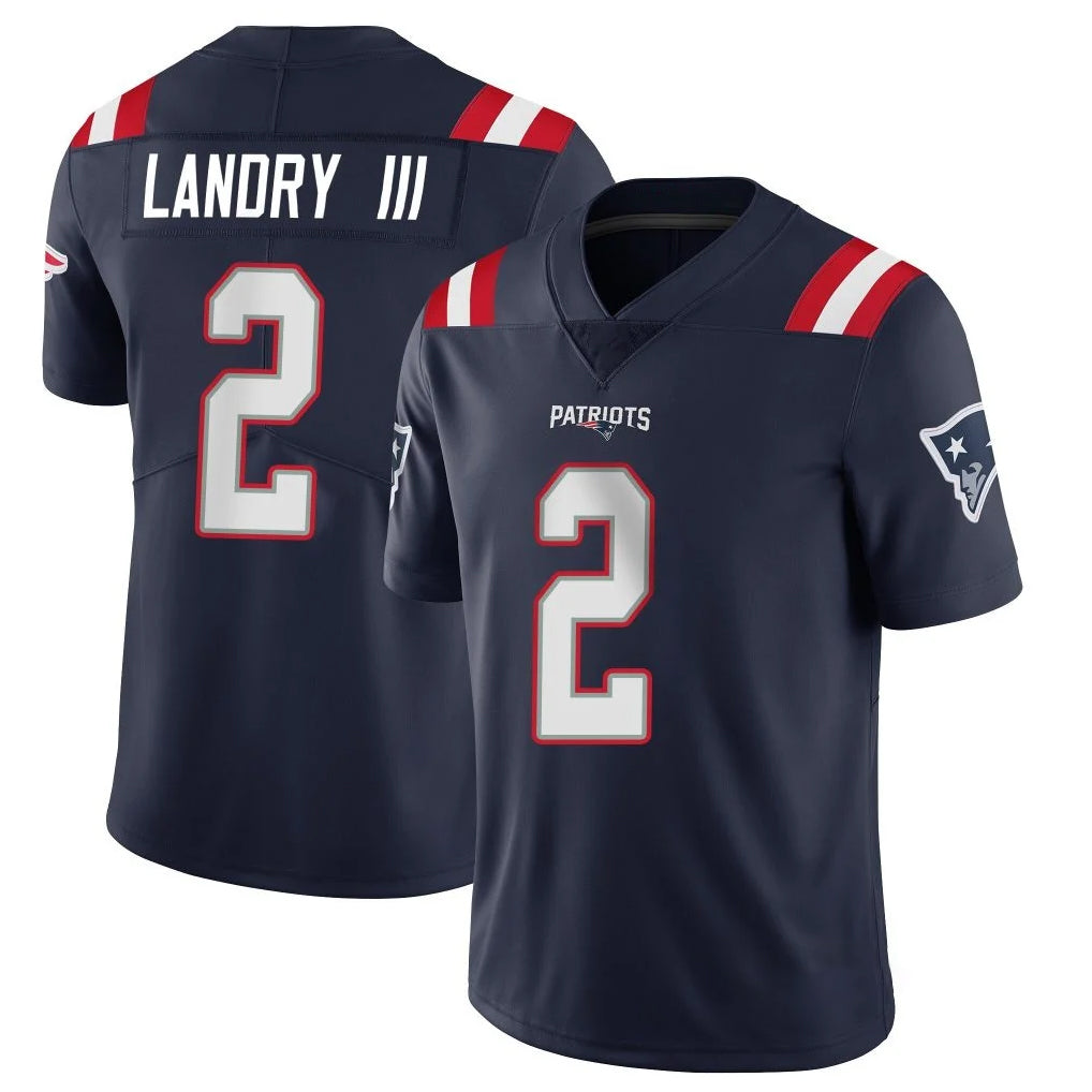 Kooe NE.Patriots #2 Harold Landry III Player Navy Vapor Untouchable Home Game Stitched Jerseys