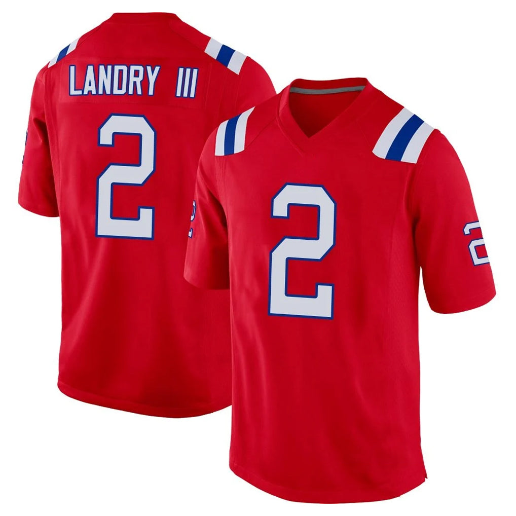 Kooe NE.Patriots #2 Harold Landry III Player Red Home Game Stitched Jerseys