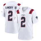 Kooe NE.Patriots #2 Harold Landry III Player White Home Game Stitched Jerseys