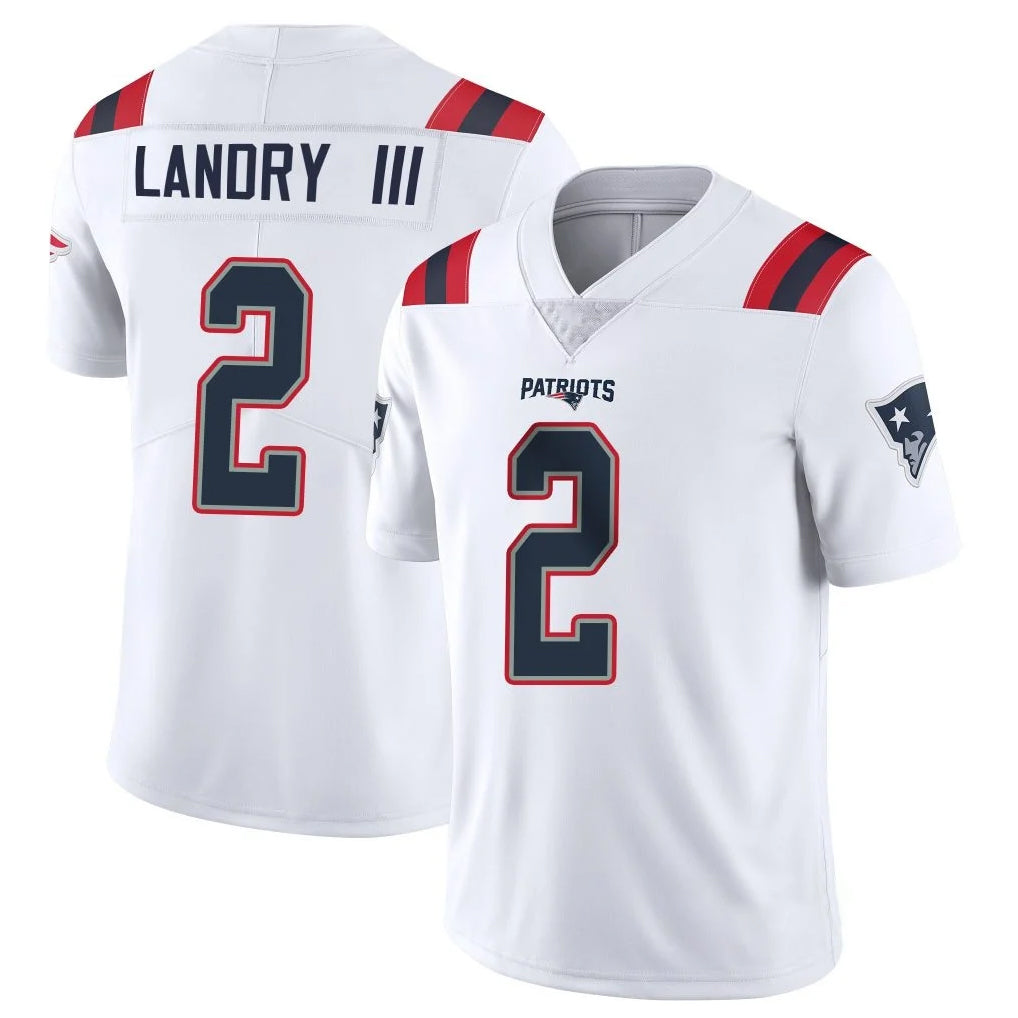 Kooe NE.Patriots #2 Harold Landry III Player White Vapor Untouchable Home Game Stitched Jerseys