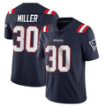 Kooe NE.Patriots #30 Jam Miller Player Navy Vapor Untouchable Home Game Stitched Jerseys