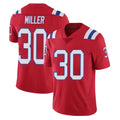 Kooe NE.Patriots #30 Jam Miller Player Red Vapor Untouchable Home Game Stitched Jerseys