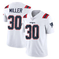 Kooe NE.Patriots #30 Jam Miller Player White Vapor Untouchable Home Game Stitched Jerseys