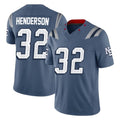 Kooe NE.Patriots #32 TreVeyon Henderson Player Blue Limited Rivalries Collection Home Game Stitched Jerseys