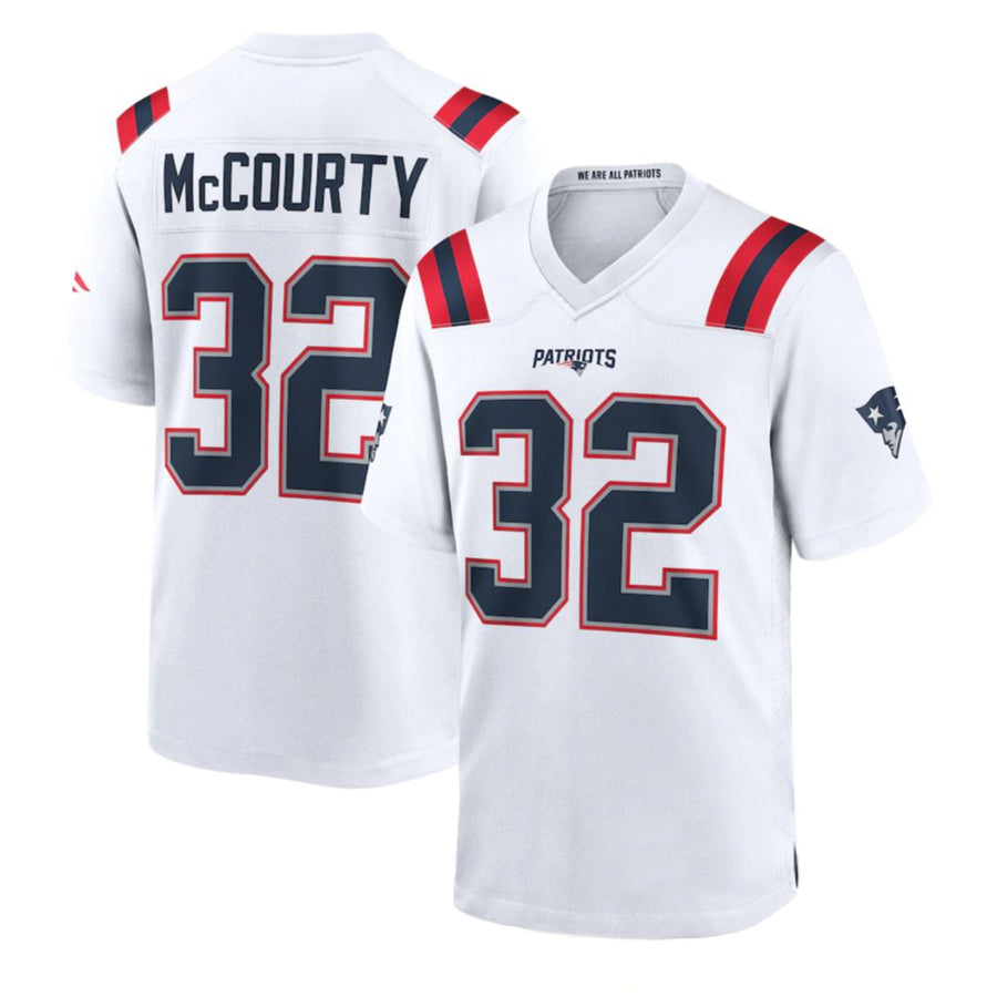 Kooe NE.Patriots #32 TreVeyon Henderson Player White Home Game Stitched Jerseys