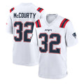 Kooe NE.Patriots #32 TreVeyon Henderson Player White Home Game Stitched Jerseys