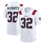 Kooe NE.Patriots #32 TreVeyon Henderson Player White Home Game Stitched Jerseys