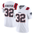 Kooe NE.Patriots #32 TreVeyon Henderson Player White Limited Vapor F.U.S.E. Home Game Stitched Jerseys