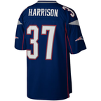 Kooe NE.Patriots #37 Rodney Harrison Mitchell & Ness Navy Legacy Replica Jersey Stitched Puhic