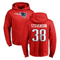 Kooe NE.Patriots #38 Rhamondre Stevenson Player Red LOGO Pullover Hoodies Home Game Stitched Jerseys