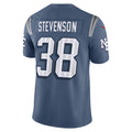 Kooe NE.Patriots #38 Rhamondre Stevenson Player Storm Blue Rivalries Collection Limited Stitched Jerseys