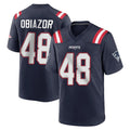 Kooe NE.Patriots #48 Namdi Obiazor Player Navy Home Game Stitched Jerseys