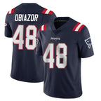 Kooe NE.Patriots #48 Namdi Obiazor Player Navy Vapor Untouchable Home Game Stitched Jerseys