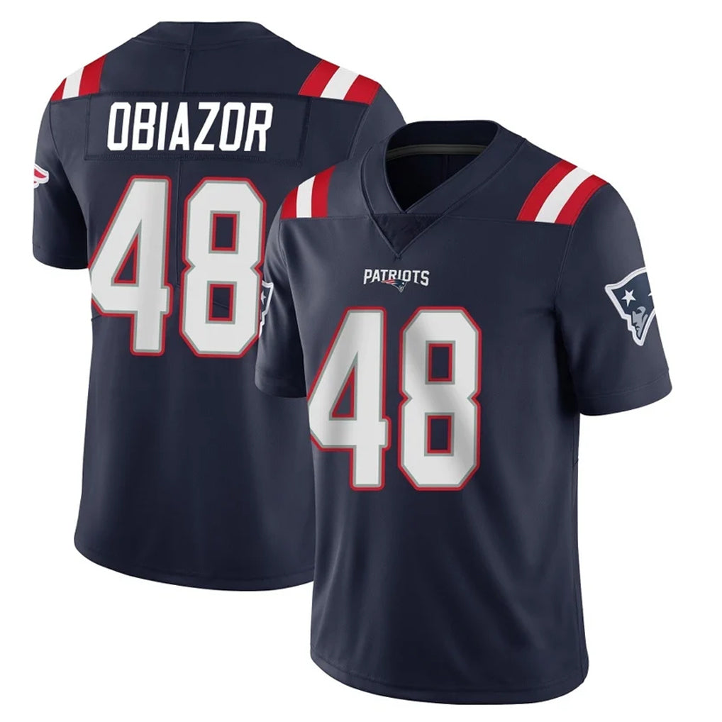 Kooe NE.Patriots #48 Namdi Obiazor Player Navy Vapor Untouchable Home Game Stitched Jerseys