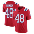 Kooe NE.Patriots #48 Namdi Obiazor Player Red Vapor Untouchable Home Game Stitched Jerseys