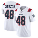 Kooe NE.Patriots #48 Namdi Obiazor Player White Vapor Untouchable Home Game Stitched Jerseys