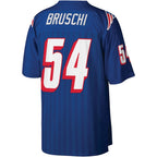 Kooe NE.Patriots #54 Tedy Bruschi Mitchell & Ness Royal Legacy Replica Stitched Jerseys