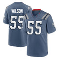 Kooe NE.Patriots #55 Jared Wilson Player Blue Rivalries Collection Home Game Stitched Jerseys