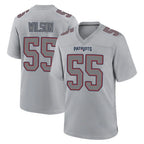 Kooe NE.Patriots #55 Jared Wilson Player Gray Fashion Limited Home Game Stitched Jerseys