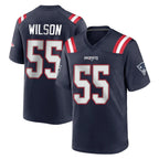 Kooe NE.Patriots #55 Jared Wilson Player Navy Home Game Stitched Jerseys