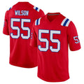 Kooe NE.Patriots #55 Jared Wilson Player Red Home Game Stitched Jerseys