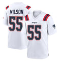 Kooe NE.Patriots #55 Jared Wilson Player White Home Game Stitched Jerseys