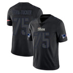 Kooe NE.Patriots #75 Alijah Vera-Tucker Player Black Impact LImited Home Game Stitched Jerseys