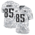 Kooe NE.Patriots #85 Hunter Henry Player Arctic Camo Salute to Service Limited Stitched Jerseys