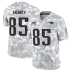 Kooe NE.Patriots #85 Hunter Henry Player Arctic Camo Salute to Service Limited Stitched Jerseys