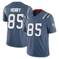 Kooe NE.Patriots #85 Hunter Henry Player Blue Limited Rivalries Collection Home Game Stitched Jerseys