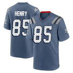Kooe NE.Patriots #85 Hunter Henry Player Blue Rivalries Collection Home Game Stitched Jerseys
