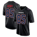 Kooe NE.Patriots #85 Hunter Henry Player Carbon Fashion Limited Home Game Stitched Jerseys