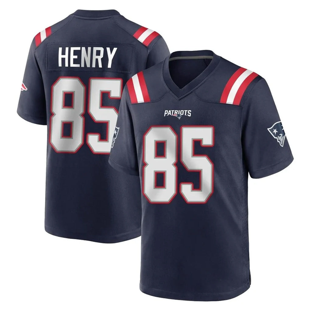 Kooe NE.Patriots #85 Hunter Henry Player Navy Home Game Stitched Jerseys