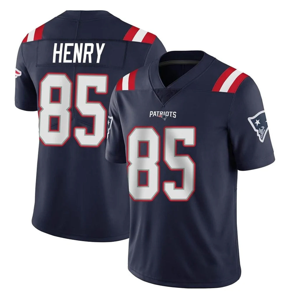 Kooe NE.Patriots #85 Hunter Henry Player Navy Vapor Untouchable Home Game Stitched Jerseys