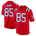 Kooe NE.Patriots #85 Hunter Henry Player Red Home Game Stitched Jerseys