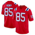 Kooe NE.Patriots #85 Hunter Henry Player Red Home Game Stitched Jerseys