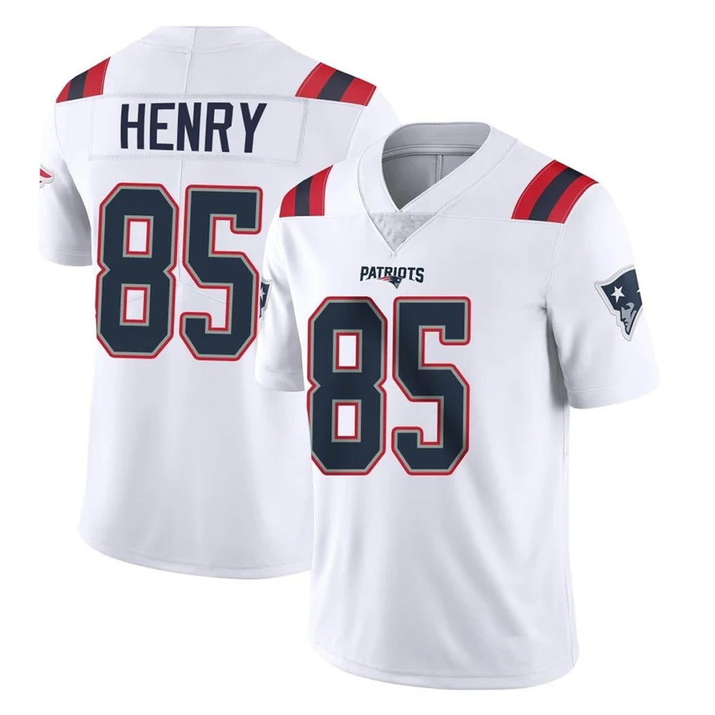 Kooe NE.Patriots #85 Hunter Henry Player White Vapor Untouchable Home Game Stitched Jerseys