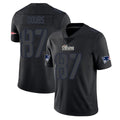 Kooe NE.Patriots #87 Romeo Doubs Player Black Impact LImited Home Game Stitched Jerseys